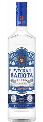 Русская валюта Платинум 0,5л. Водка Россия