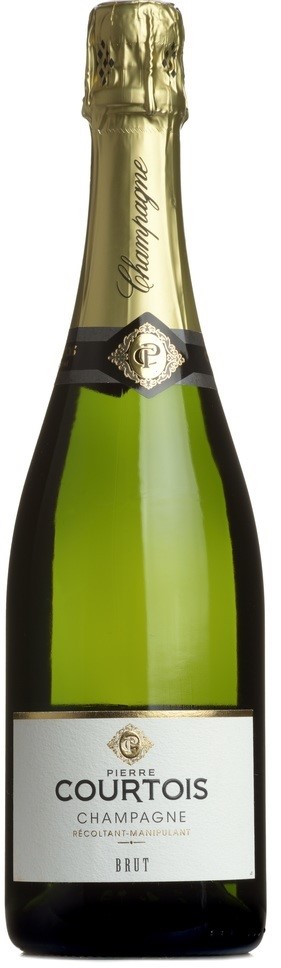 Шампань. Пьер Куртуа. Брют белое 0,75л. Вино игристое Франция
