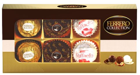 Конфеты Ферреро Коллекшен ассорти Пенал (Т6) 64,8гх8