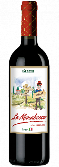 Ла Марабекка красное сухое 0,75л. Вино Италия