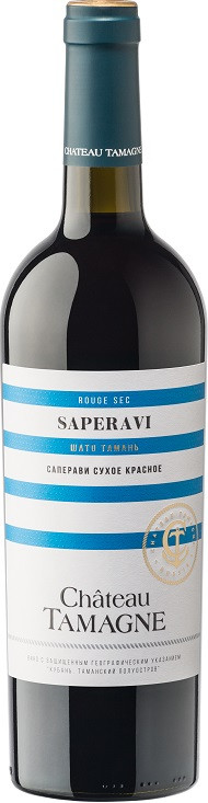 Шато Тамань. Саперави красное сухое 0.75л Вино Россия