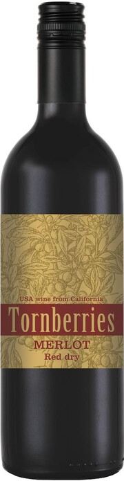 Торнберрис Мерло красное сухое 0,75л Вино США