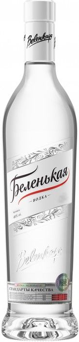 Беленькая 0,5л 40% Водка Россия
