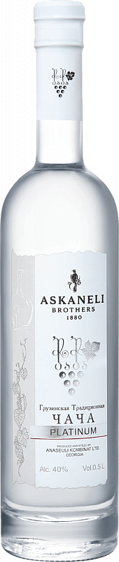 Чача Асканели Платиновая 0,5л. Водка Грузия