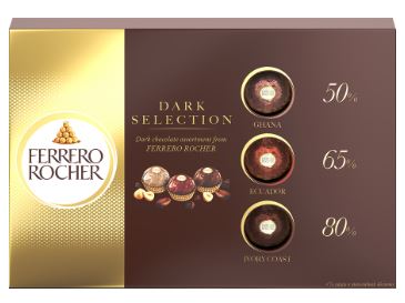 Конфеты Ферреро Роше - ассорти Dark Selection Т15 187,5г