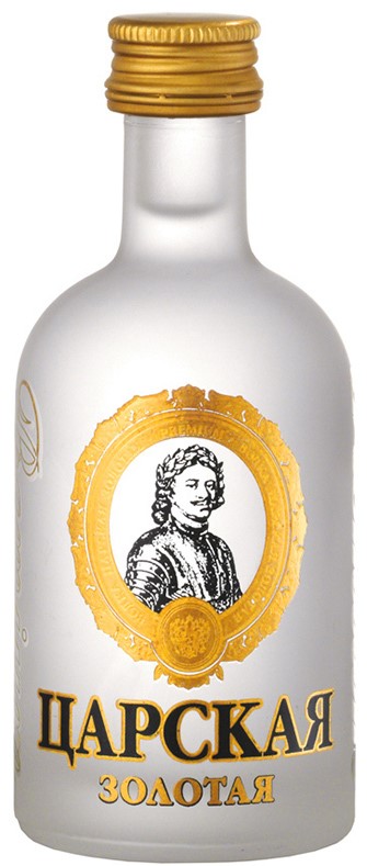 Царская Золотая 0,05л (стекло) Водка Россия