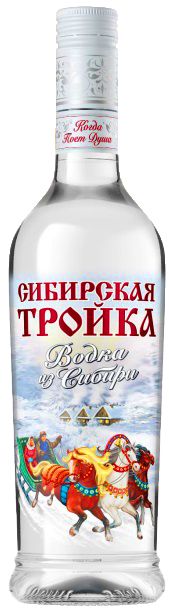 Сибирская тройка 0,5 л Водка Россия