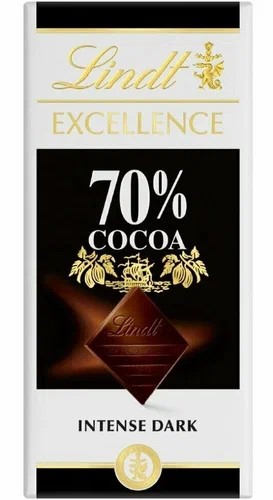Шоколад Lindt Excellence горьний 70% какао100 г