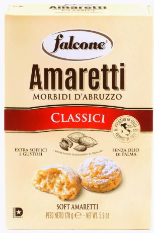 Печенье сдобное Амаретти мягкие классические "falcone" 170г