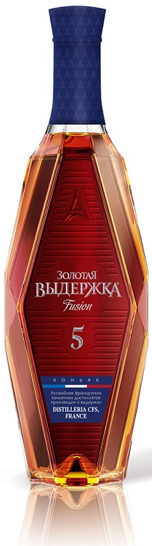 Золотая Выдержка Фьюжн 5 лет 0,5л Коньяк Россия