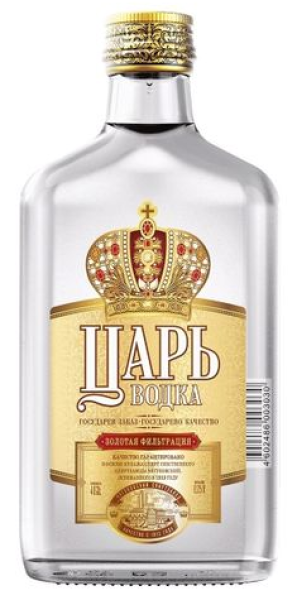 Царь 0,25л. Водка Россия