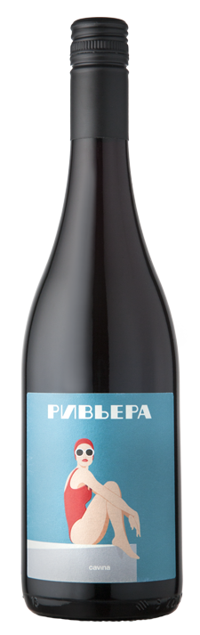 Ривьера красное сухое 0,75л. Вино Россия