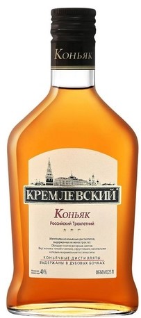 Российский трехлетний Кремлевский 0,25л. Коньяк Россия