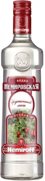 Немирофф Немировская Брусничный лист 0,5л Водка Россия
