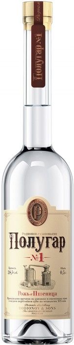 Полугар №1 (рожь и пшеница) 0,5л Напиток алкогольный. Польша
