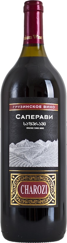 Саперави красное сухое 1,5л. (Чарози) Вино Грузия 