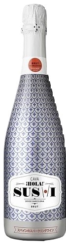 КАВА ОЛА СУШИ Органик белое брют 0,75л.Вино игристое Испания