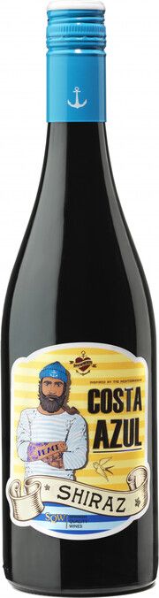 Коста Асуль Шираз красное сухое 0,75л. Вино Испания