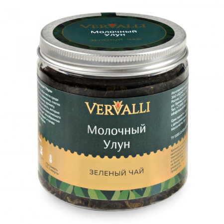 Чай зеленый "Молочный Улун" т.м.VERVALLI 80 г в банке