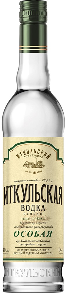 Иткульская особая 0,5л Водка особая Россия