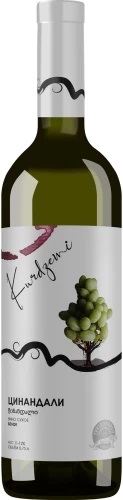 Цинандали серия Курдзени сухое белое 0,75л. Вино Грузия