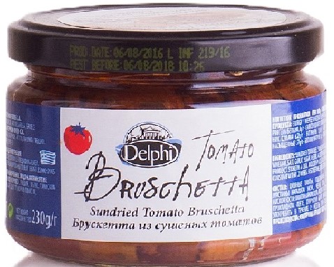 Брускетта из сушеных томатов DELPHI 230г