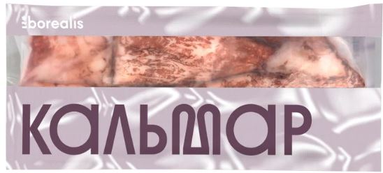 Кальмар командорский тушка (филе) без плавника б/кожи 1кг
