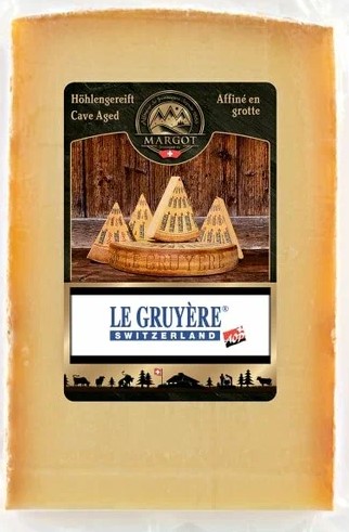 Сыр Грюйер 49% жирн т.м.Margot Fromages 200г  