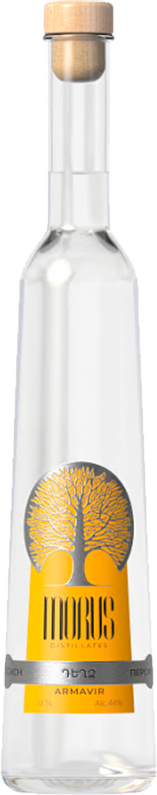 Морус Персик 0,5л. Водка фруктовая (плодовая) Армения