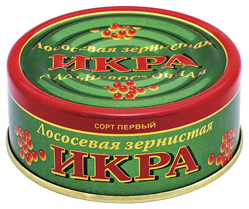 Икра лососевая зернистая (горбуша) 95 г ж/б