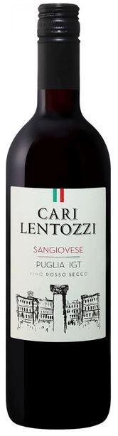 Кари Лентоцци Санджовезе Апулия красное сухое 0,75л Вино Италия