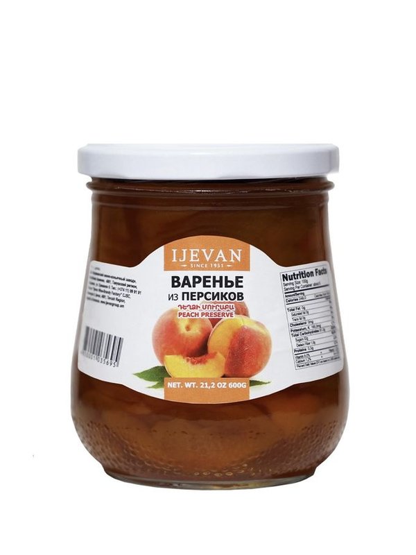 Варенье из персиков т.м. Иджеван 600г. Армения