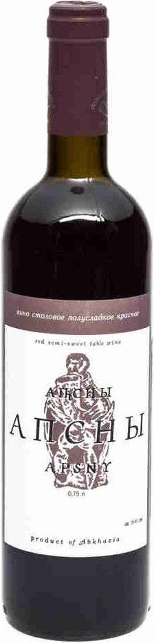 Апсны 0,75л красное п\сладкое Вино Абхазия