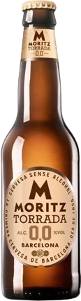 Пивной напиток безалкогольный Мориц Торрада &quot;0,0%&quot; фильтр. пастер. светлое 0,33л ст/б. Испания