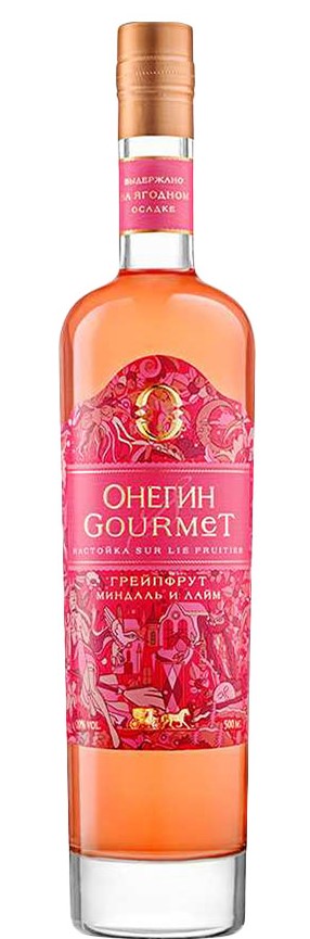 Онегин Гурмэ Грейпфрут  0,5л Настойка сладкая Россия