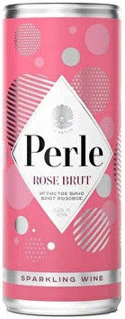 Ла Петит Перле розовое брют 0,25л ж/б Вино Игристое. Россия