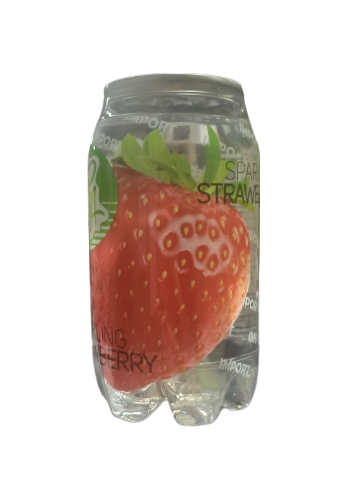 I love Asia 350мл  Газированный напиток со вкусом клубники . Южная Корея