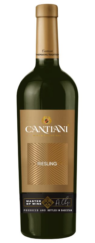 Кантиани Рислинг Рейнский  белое сухое 0,75л. Вино Россия