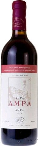Амра 0,75л п\сухое красное Вино Абхазия
