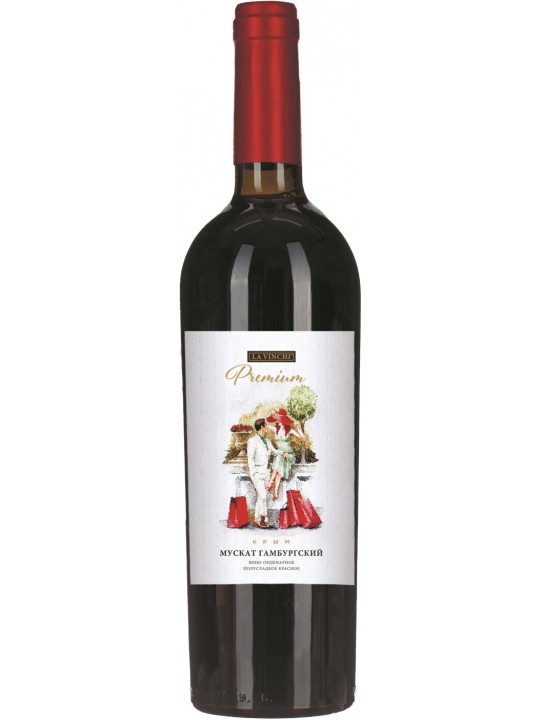 Мускат Гамбургский красное п/сладкое 0,75л (Аскери). Вино Россия