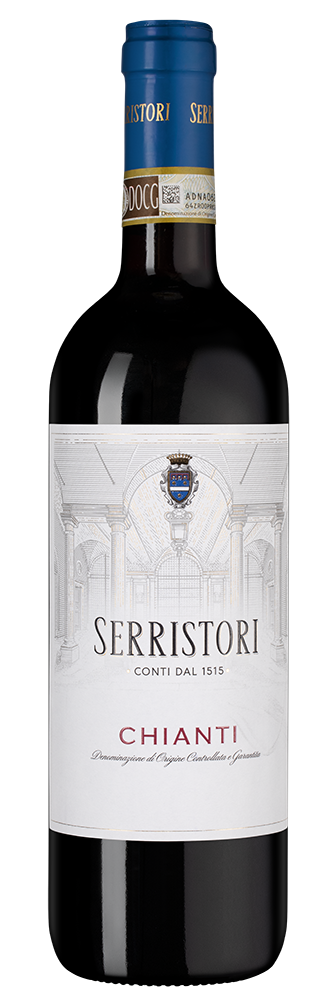 Кьянти красное сухое Конти Серристори 0,75л. Вино Италия