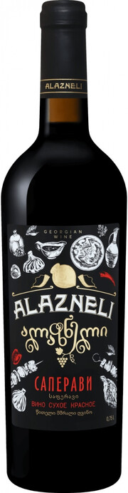 Саперави красное сухое (серия Алазнели) 0,75л. Вино Грузия