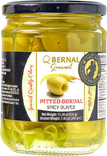 Оливки GORDAL RELLENAS DE GUINDILLA фарш. острым перчиком 436г