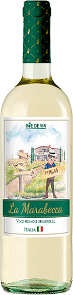 Ла Марабекка белое сухое 0,75л. Вино Италия