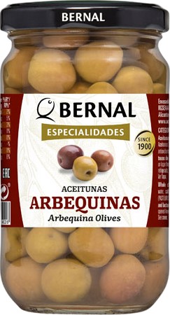 Оливки ARBEQUINES (Арбекина), мелкие, с косточкой с/к 300г