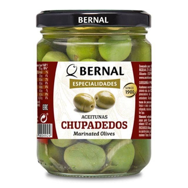 Оливки CHUPADEDOS, BERNAL  с/к 436 г