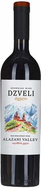 Алазанская Долина красное п/сладкое (Дзвели) 0,75л. Вино Грузия