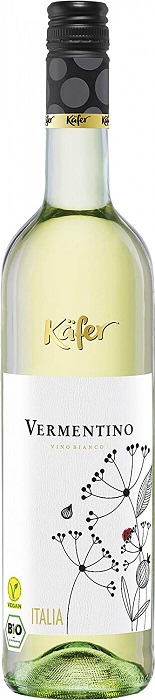 Кэфер Верментино Био Веган белое сухое 0,75л. Вино Италия