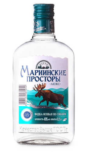 Мариинские просторы люкс 0,25л Водка особая Россия