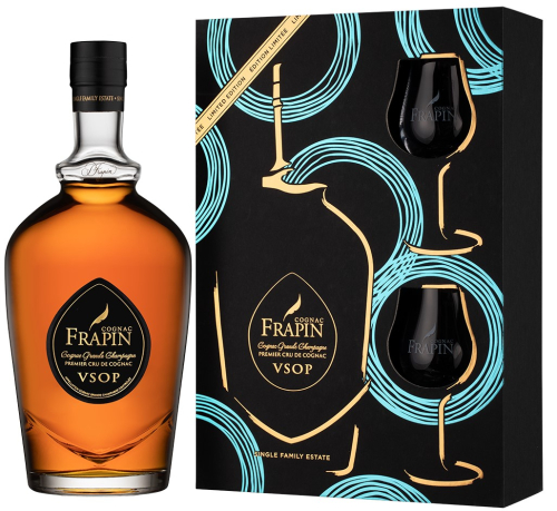 Фрапен В.С.О.П. Гранд Шампань 0,7л п/уп + 2 бокала. Коньяк Франция